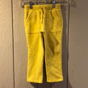 Primary Size 4 Yellow Sweatpants